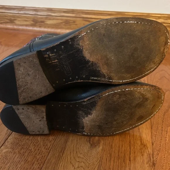 Coach Chrissi Tartan Plaid Knee-High Boots - Picture 9 of 11